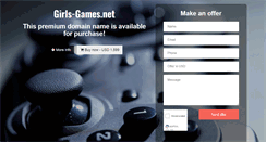 Desktop Screenshot of girls-games.net
